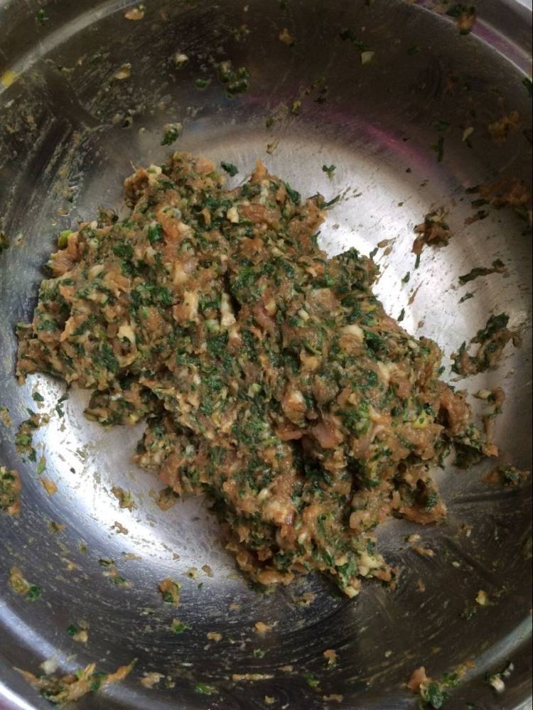 荠菜丸子步骤5
