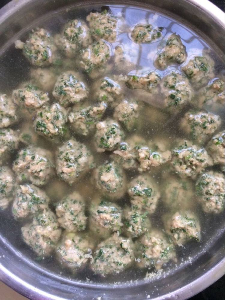 荠菜丸子步骤8