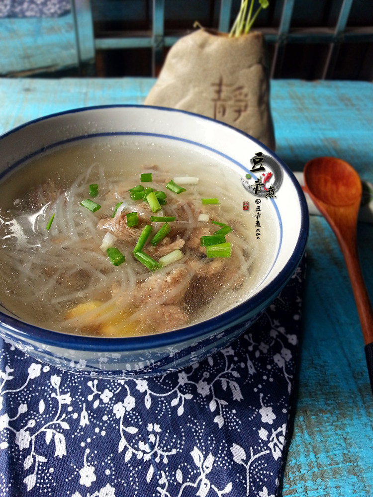 萝卜丝牛肉滑步骤8