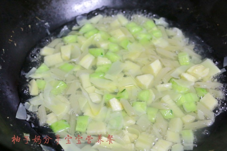 冬笋高汤蔬菜面步骤4