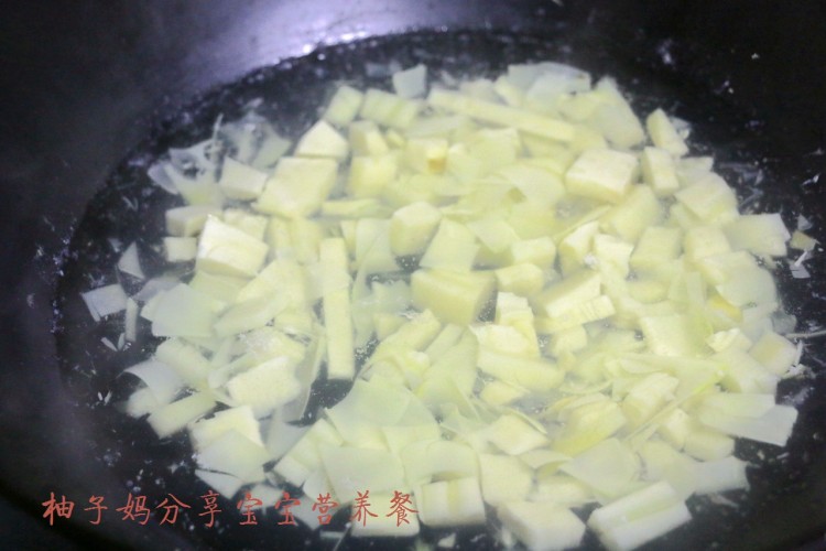 冬笋高汤蔬菜面步骤3