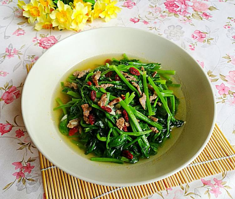 上汤荷兰豆苗步骤6