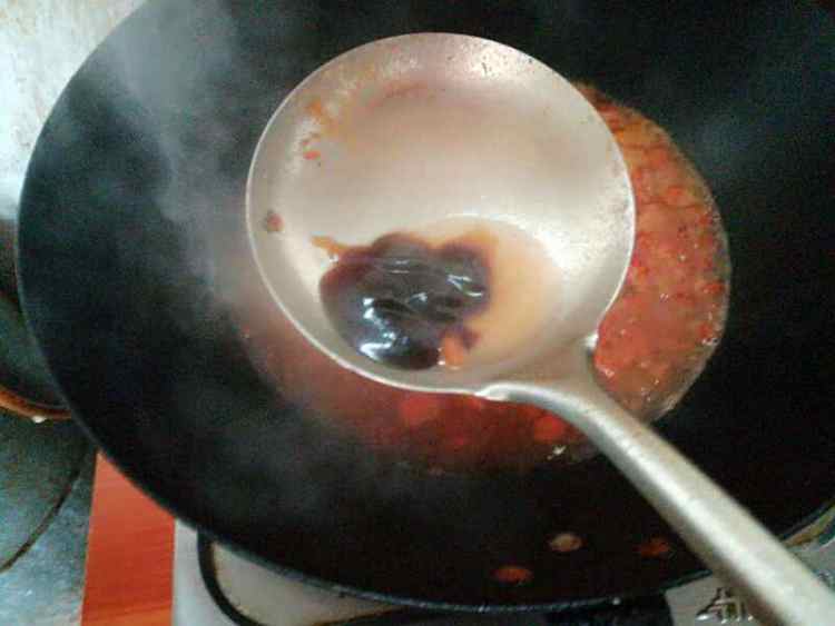 西红柿虾米蛋花汤步骤6