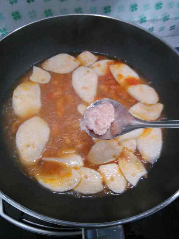 杏鲍菇肉丸汤步骤8
