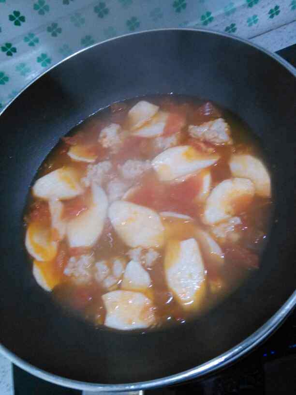 杏鲍菇肉丸汤步骤9