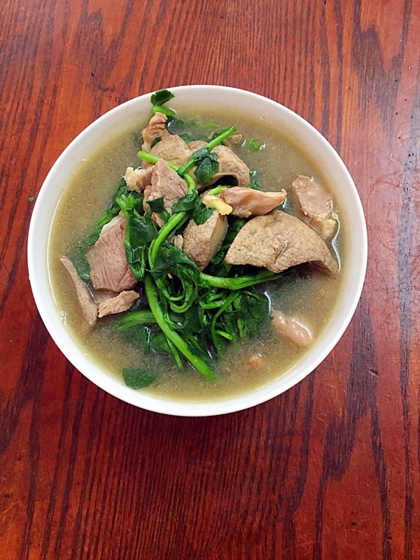 西洋菜猪肝瘦肉汤步骤7