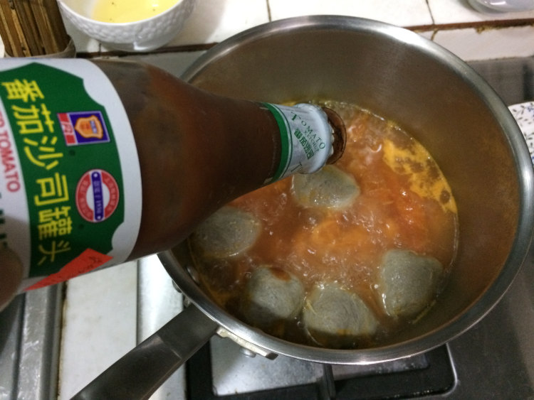 番茄煮牛肉丸步骤4