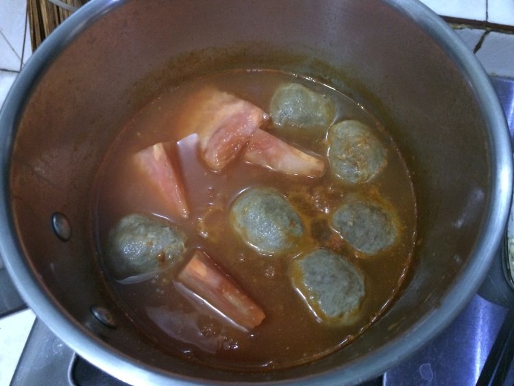 番茄煮牛肉丸步骤5