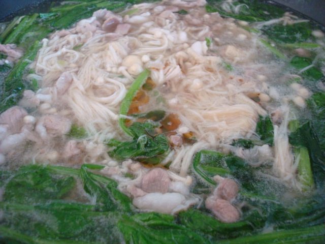 羊肉金针菇清汤步骤7