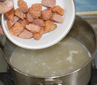 咖喱牛肉丸油豆腐粉汤步骤5