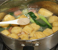 咖喱牛肉丸油豆腐粉汤步骤8