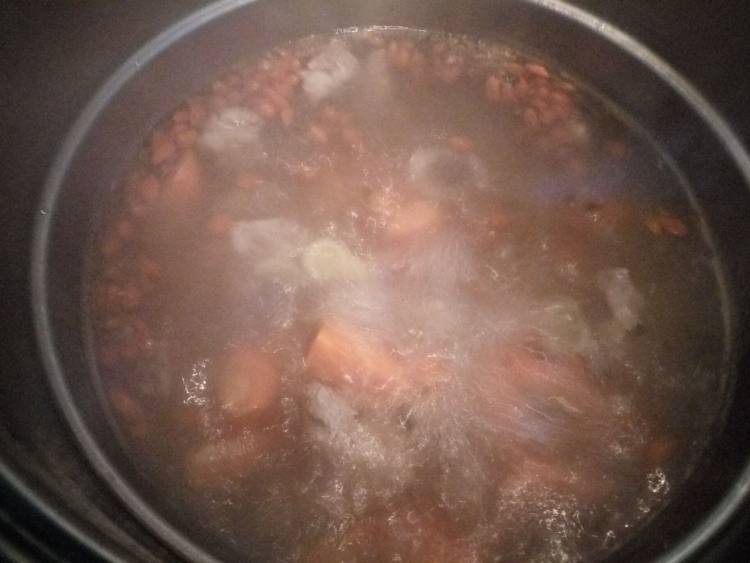 红萝卜煲鸡肉步骤3