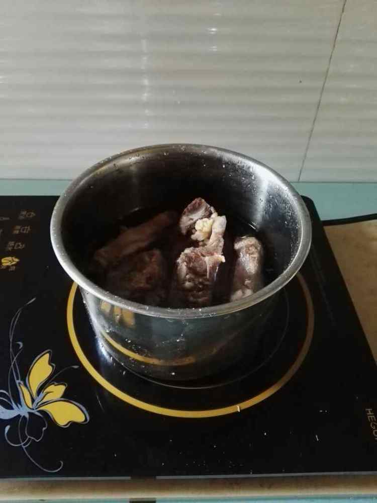 竹荪牛排步骤2