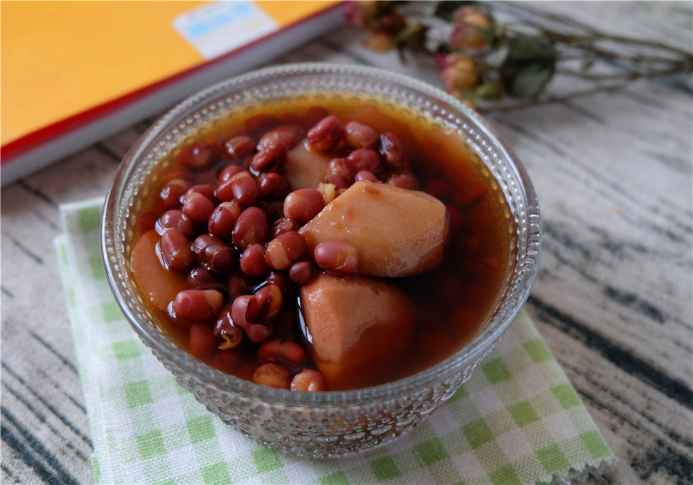 红豆芋头糖水步骤6