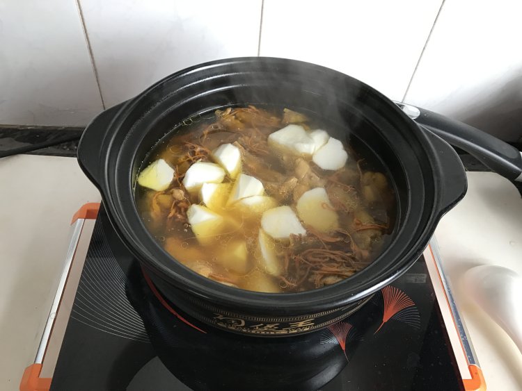 虫草花时蔬鸡汤#本味步骤5