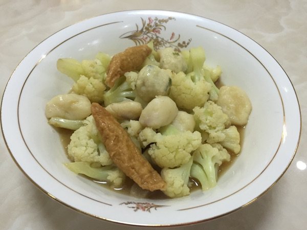 三鲜花菜汤步骤9