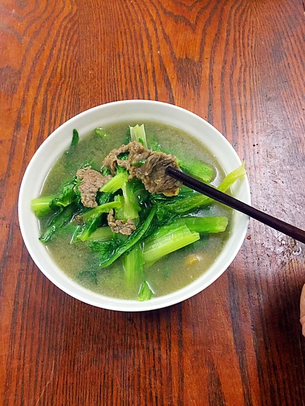 油麦菜牛肉汤步骤9