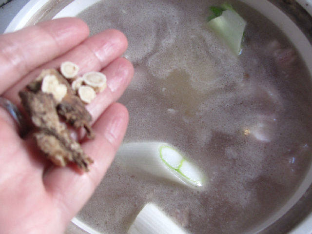 胡青萝卜羊肉汤步骤6