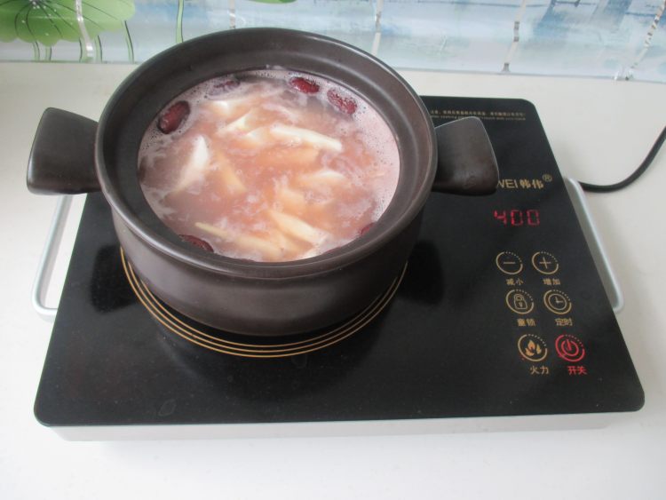 红豆薏米山药汤步骤6