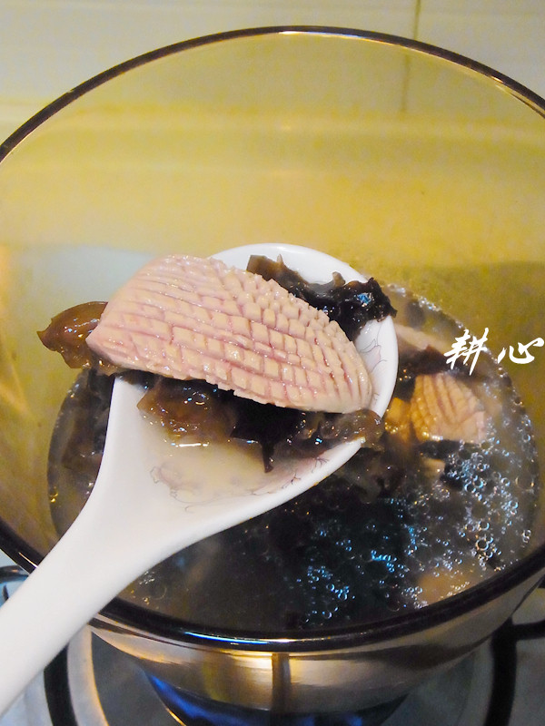 腰花木耳汤步骤7