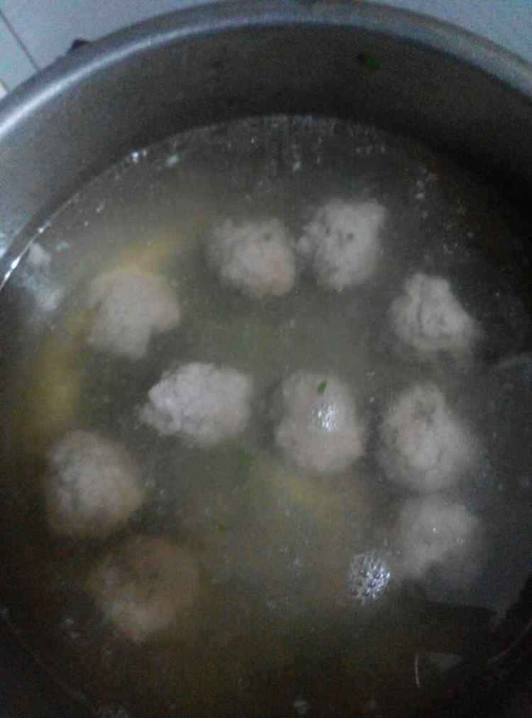 小青菜肉圆汤步骤5