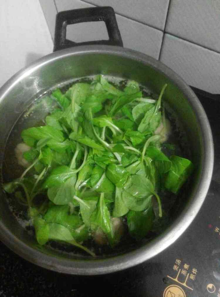 小青菜肉圆汤步骤7