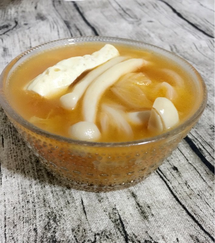 西红柿白菜豆腐汤步骤19