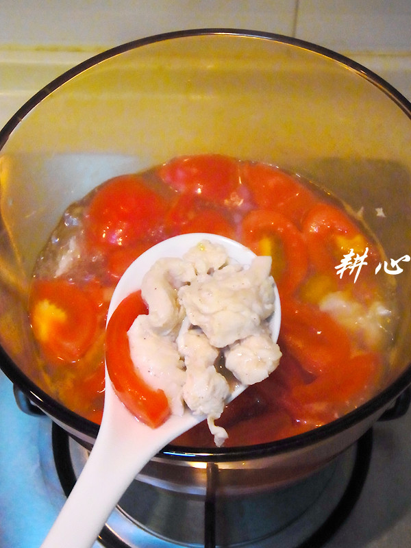 番茄鸡肉汤步骤8