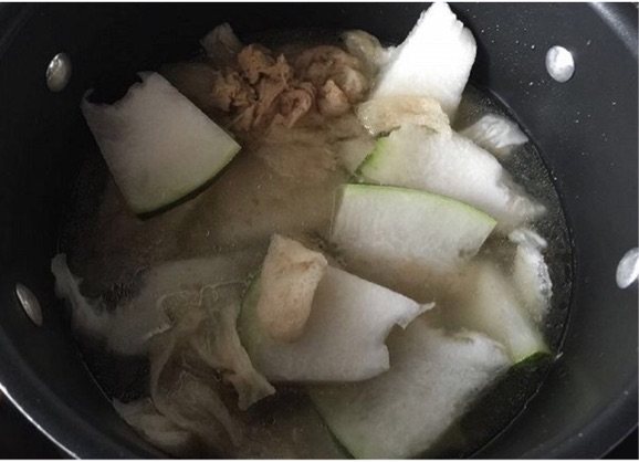 野生竹荪老鸭冬瓜薏仁步骤6