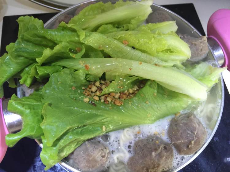 牛筋丸面条汤步骤8