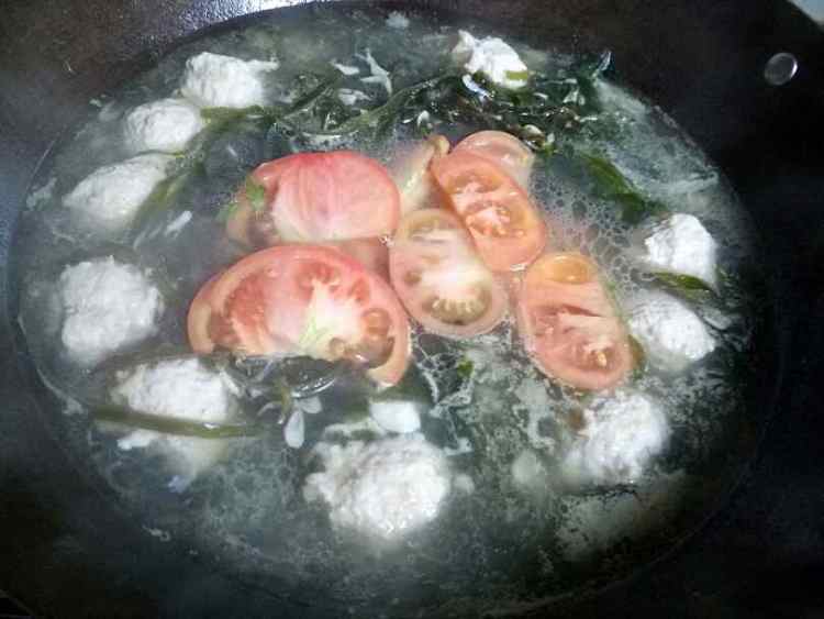 三鲜鸡肉丸子汤步骤12