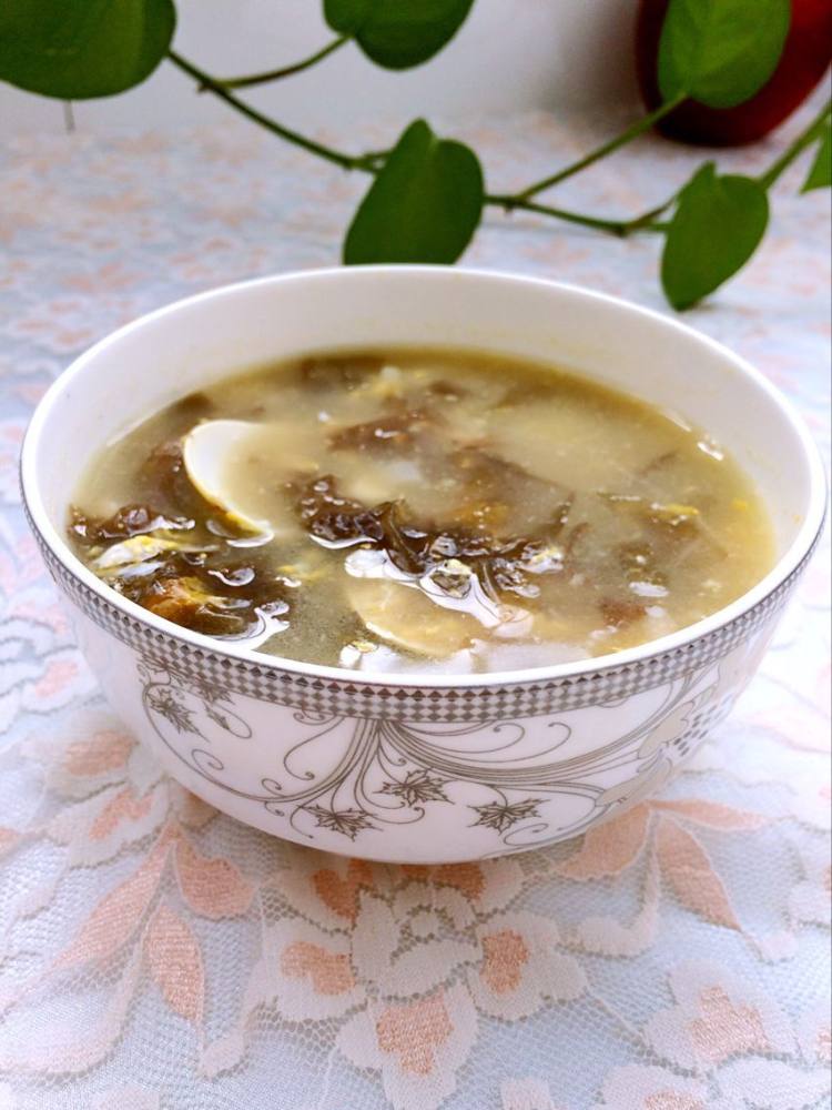 蛤蜊紫菜蛋花汤步骤8