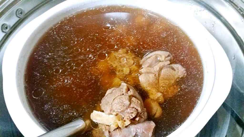鹿茸红参炖羊肉步骤7