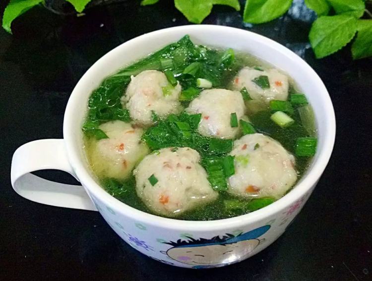 鸡肉丸子汤步骤14