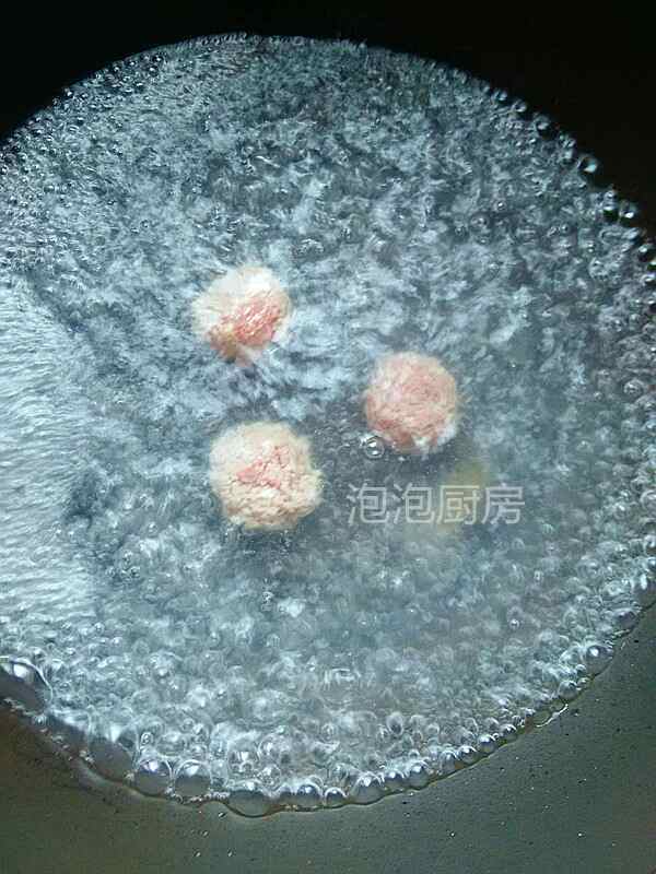 青菜肉圆汤步骤4