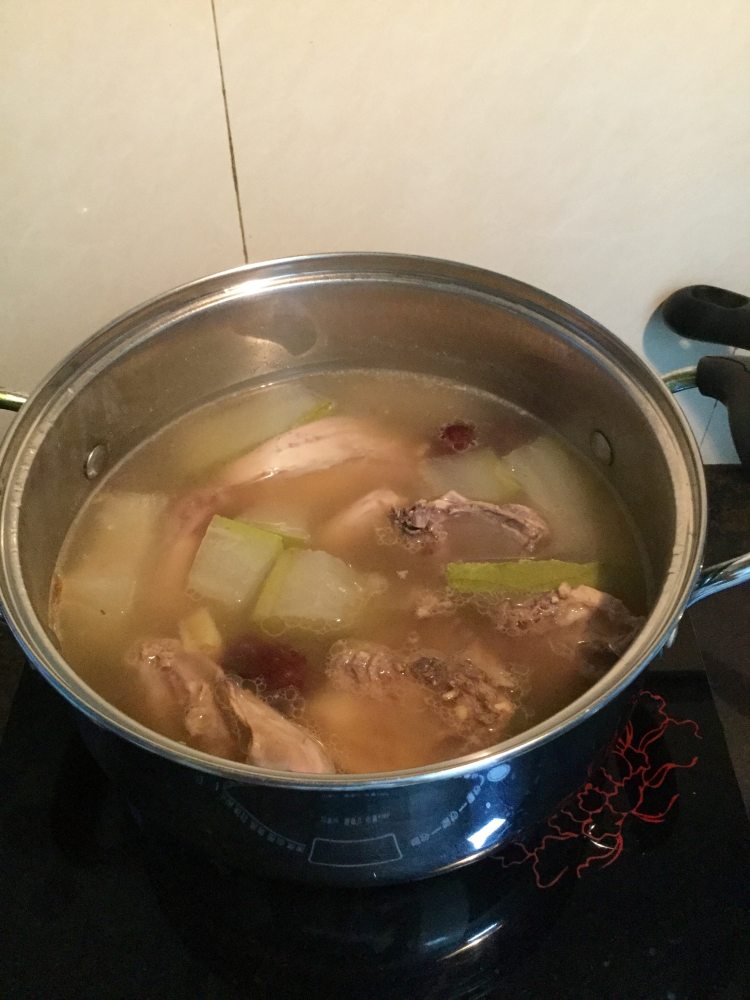 冬瓜鸡汤步骤8