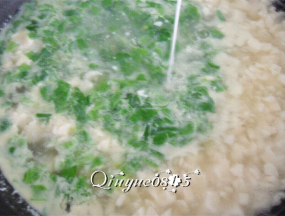 翡翠白玉豆腐羹步骤6