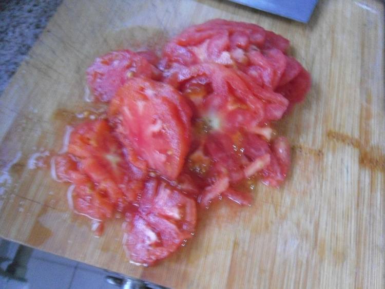 番茄瓜片汤步骤3