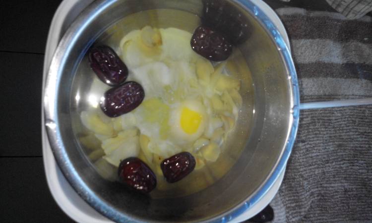 红枣百合鸡蛋汤步骤6