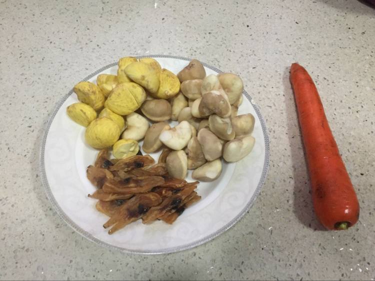 时蔬蛏干汤步骤1