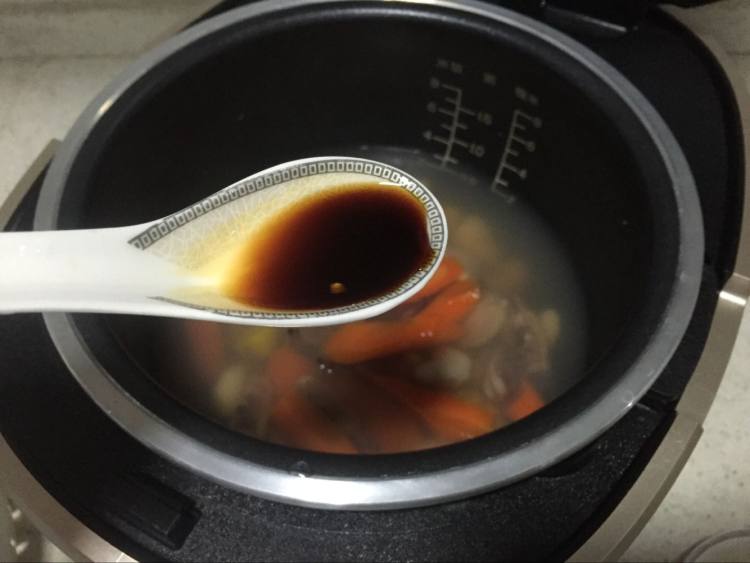 时蔬蛏干汤步骤6