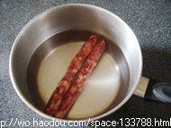 腊肠炒饭步骤2