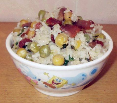 焖麦豆饭步骤13