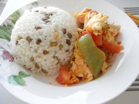 番茄鸡蛋拌饭步骤7