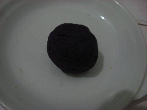 紫薯花开饭团步骤2