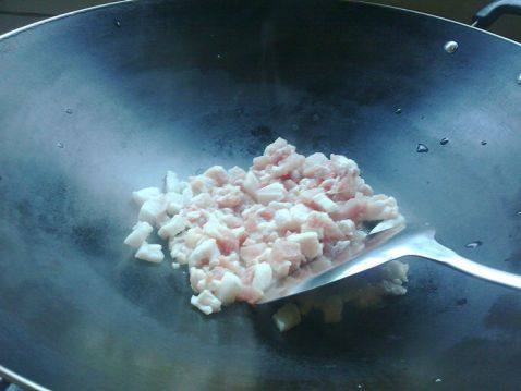 虾皮豆仁炒饭步骤4
