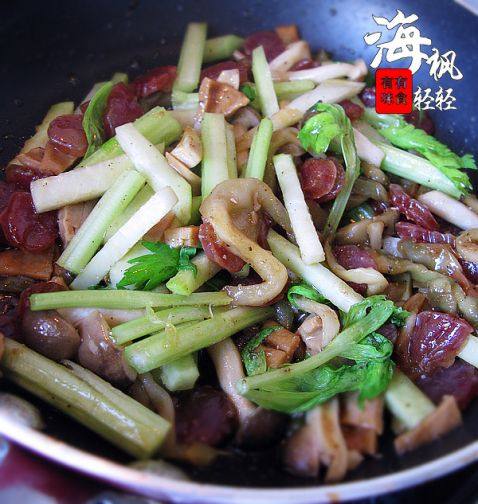 腊肉榨菜芝士饭步骤7
