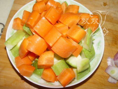 香肠豆豉焖饭步骤3