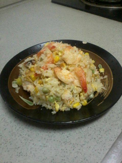 虾仁蛋炒饭步骤10