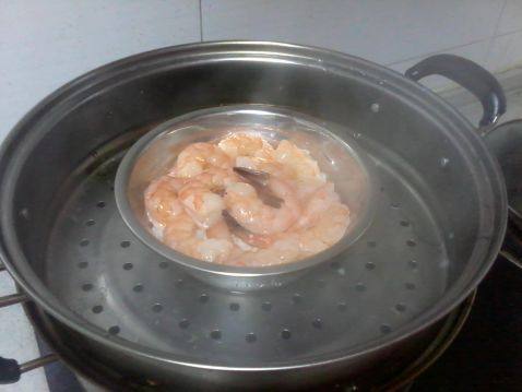 虾仁黄萝卜芝士焗饭步骤5